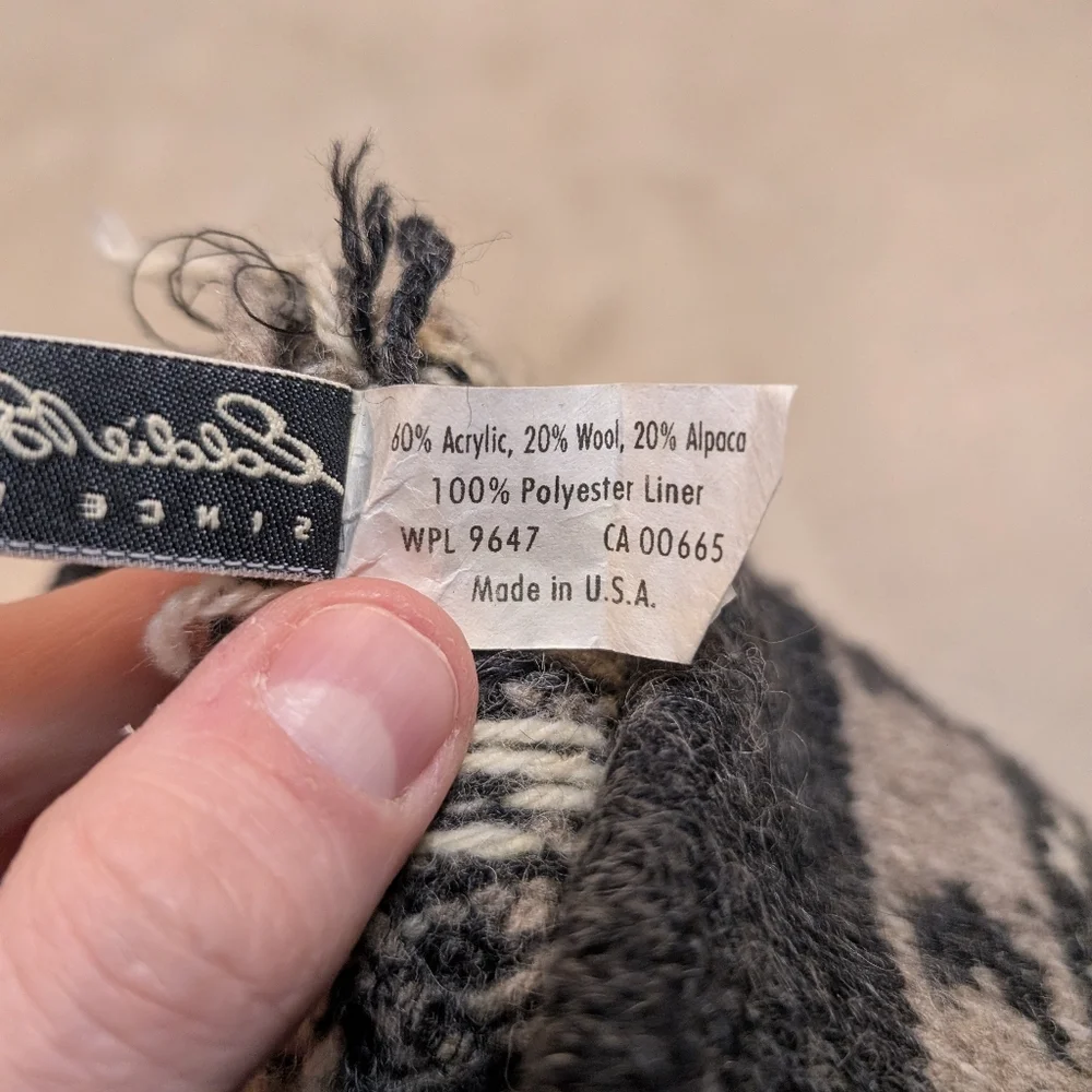 VTG Eddie Bauer Wool Alpaca Blend Hat